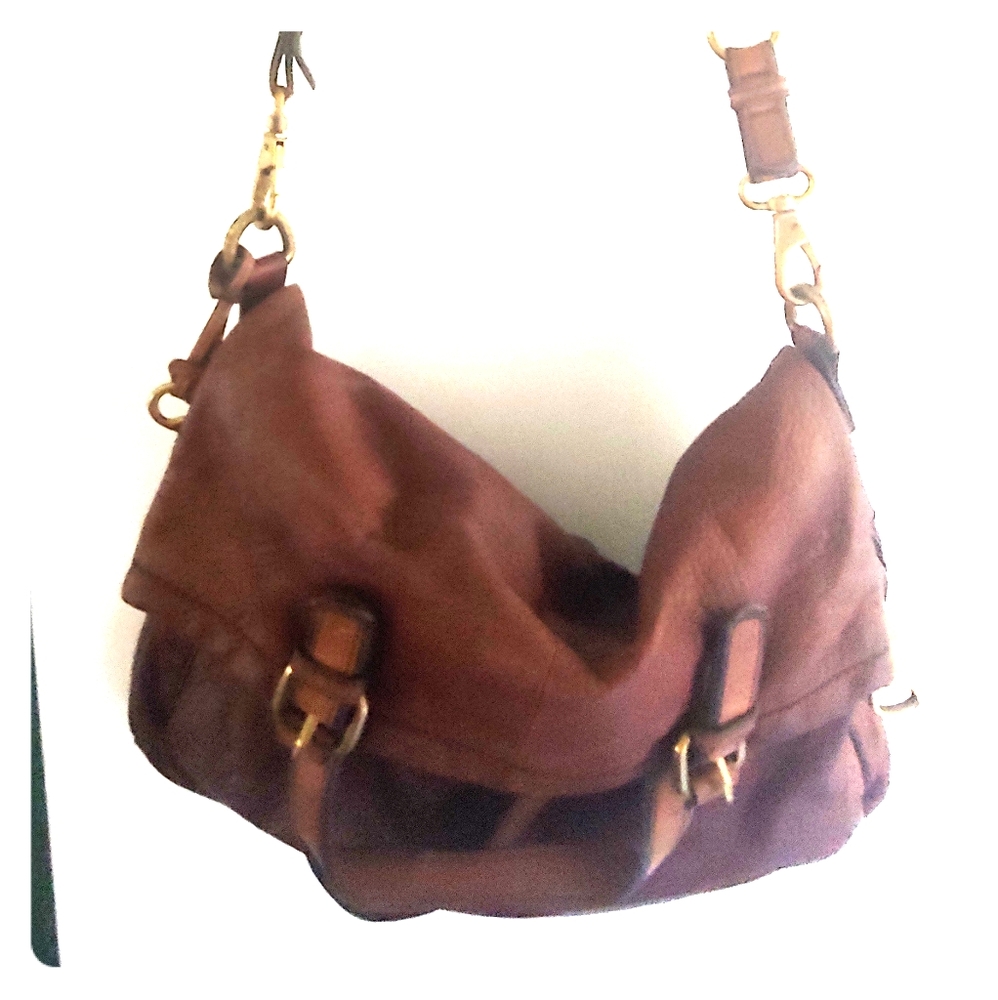 Fossil fold over bag with wallet